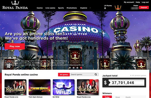 The Homepage of Royal Panda